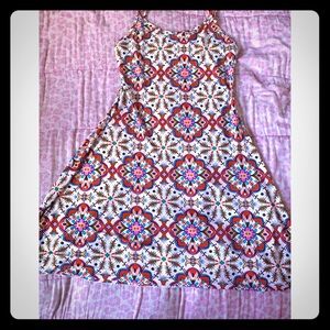 Colorful skater dress